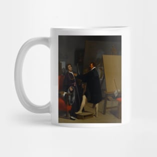 Aretino in the Studio of Tintoretto by Jean-Auguste-Dominique Ingres Mug